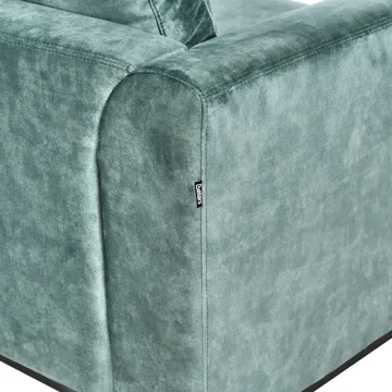Hörnsoffa 4-sits Oslo Vänstervänd - Blågrön - Möbler - Soffa - Divansoffa & schäslongsoffa - 4 sits soffa med divan