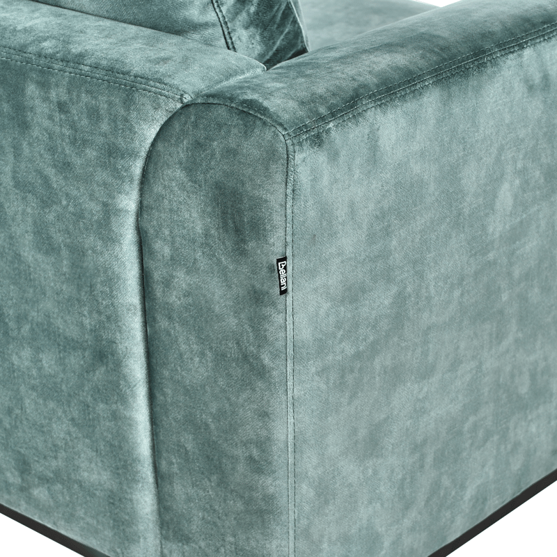 Hörnsoffa 4-sits Oslo Vänstervänd - Blågrön - Möbler - Soffa - Divansoffa & schäslongsoffa - 4 sits soffa med divan