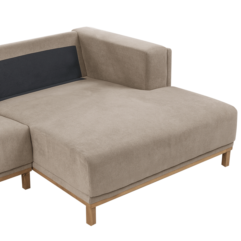 Hörnsoffa 5-sits Veng - Taupe - Möbler - Soffa - Divansoffa & schäslongsoffa