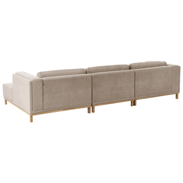 Hörnsoffa 5-sits Veng - Taupe - Möbler - Soffa - Divansoffa & schäslongsoffa