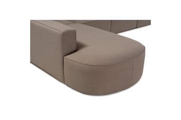 Hörnsoffa Abbas Ljusbrun - Ljusbrun - Möbler - Soffa - Hörnsoffa