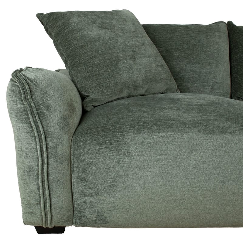 Hörnsoffa Denvi Höger - mintgrön - Möbler - Soffa - Sammetssoffa
