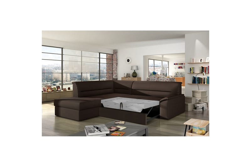 Hörnsoffa Eltap Elano 255x212x90 cm - Soft 66, Vänster - Möbler - Soffa - Skinnsoffa