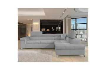 Hörnsoffa Eltap Eridano 275x202x88 cm - Monolith 84, Ljusgrå, Höger - Möbler - Soffa - Sammetssoffa