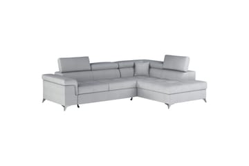 Hörnsoffa Eltap Eridano 275x202x88 cm - Monolith 84, Ljusgrå, Höger - Möbler - Soffa - Sammetssoffa