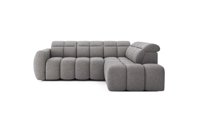 Hörnsoffa Eltap Flconn 258x208x107 cm, Sola 04, Grå, Höger