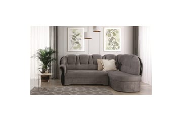 Hörnsoffa Eltap Lord 243x180x112 cm - Dora 21, Beige, Höger - Möbler - Soffa - Skinnsoffa
