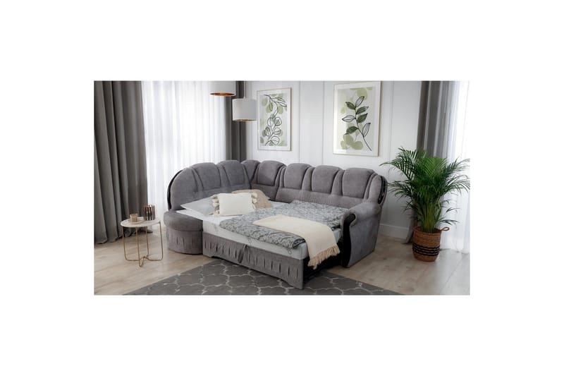Hörnsoffa Eltap Lord 243x180x112 cm - Dora 21, Beige, Vänster - Möbler - Soffa - Skinnsoffa