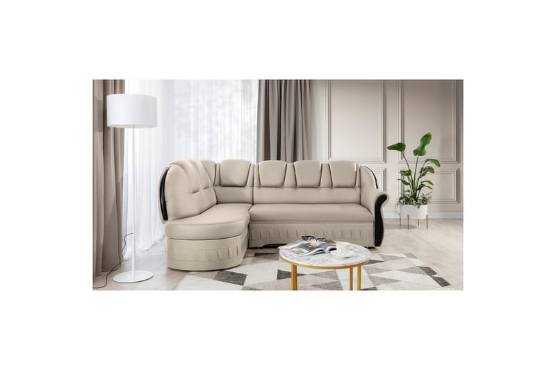 Hörnsoffa Eltap Lord 243x180x112 cm - Soft 33, Vänster - Möbler - Soffa - Skinnsoffa