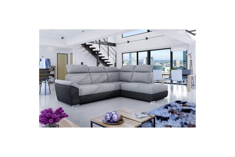 Hörnsoffa Eltap Loreto 260x210x102 cm - Sawana 21, Soft 11, Höger - Möbler - Soffa - Skinnsoffa