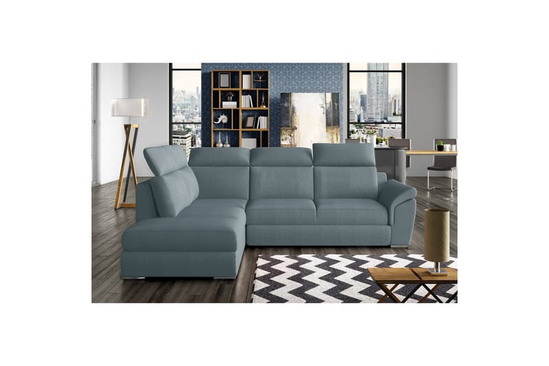 Hörnsoffa Eltap Loreto 260x210x102 cm - Solar 70, Vänster - Möbler - Soffa - Sammetssoffa
