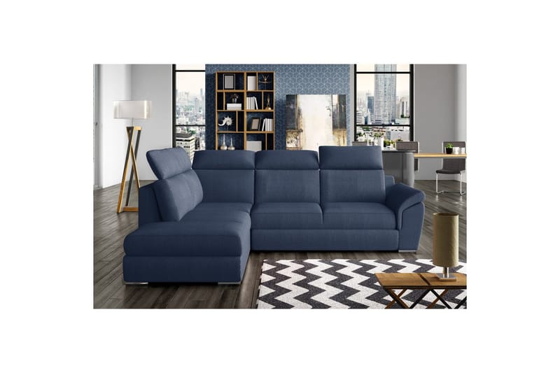 Hörnsoffa Eltap Loreto 260x210x102 cm - Solar 79, Vänster - Möbler - Soffa - Sammetssoffa