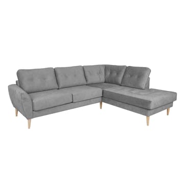Hörnsoffa Ivarby Höger - grå - Möbler - Soffa - Sammetssoffa