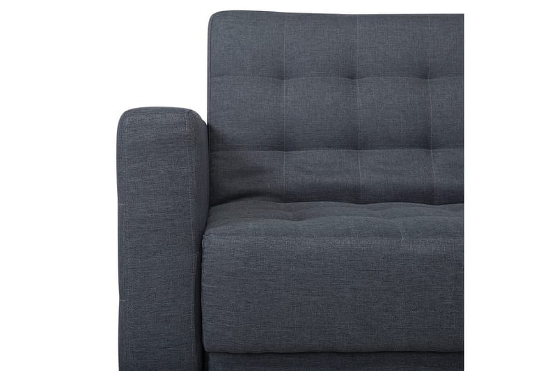 Hörnsoffa med fotpall Aberdeen Grå/Silver, Vänstervänd - Grå/Silver, Vänstervänd - Möbler - Soffa - Biosoffa & reclinersoffa