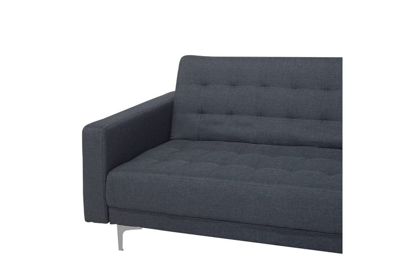 Hörnsoffa med fotpall Aberdeen Grå/Silver, Vänstervänd - Grå/Silver, Vänstervänd - Möbler - Soffa - Biosoffa & reclinersoffa