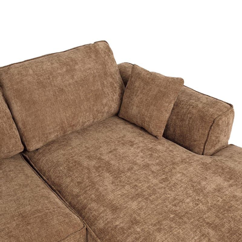 Hörnsoffa Monar Höger - beige - Möbler - Soffa - Sammetssoffa