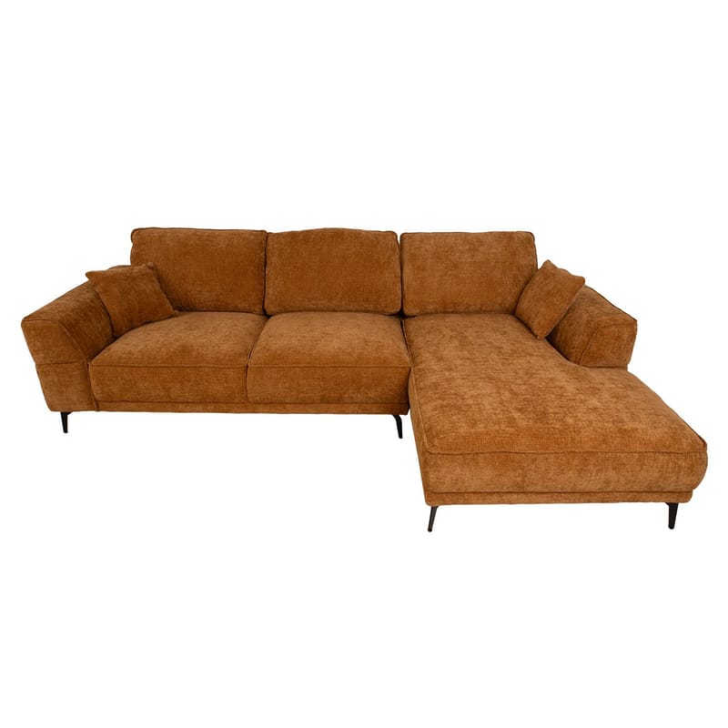 Hörnsoffa Monar Höger - brun - Möbler - Soffa - Sammetssoffa