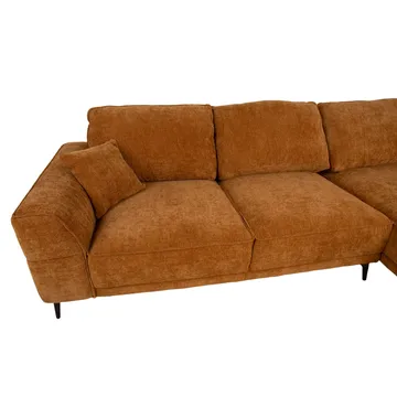 Hörnsoffa Monar Höger - brun - Möbler - Soffa - Sammetssoffa