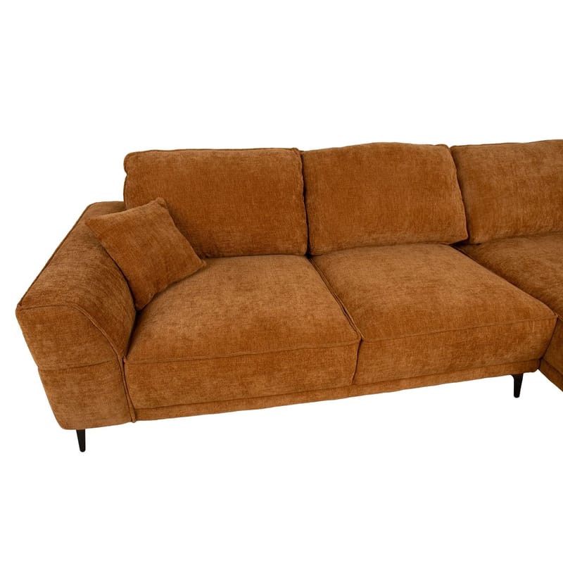 Hörnsoffa Monar Höger - brun - Möbler - Soffa - Sammetssoffa
