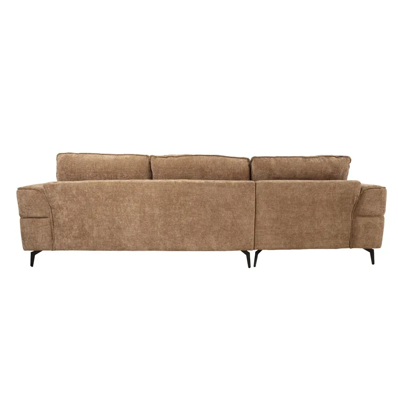 Hörnsoffa Monar Vänster - beige - Möbler - Soffa - Sammetssoffa
