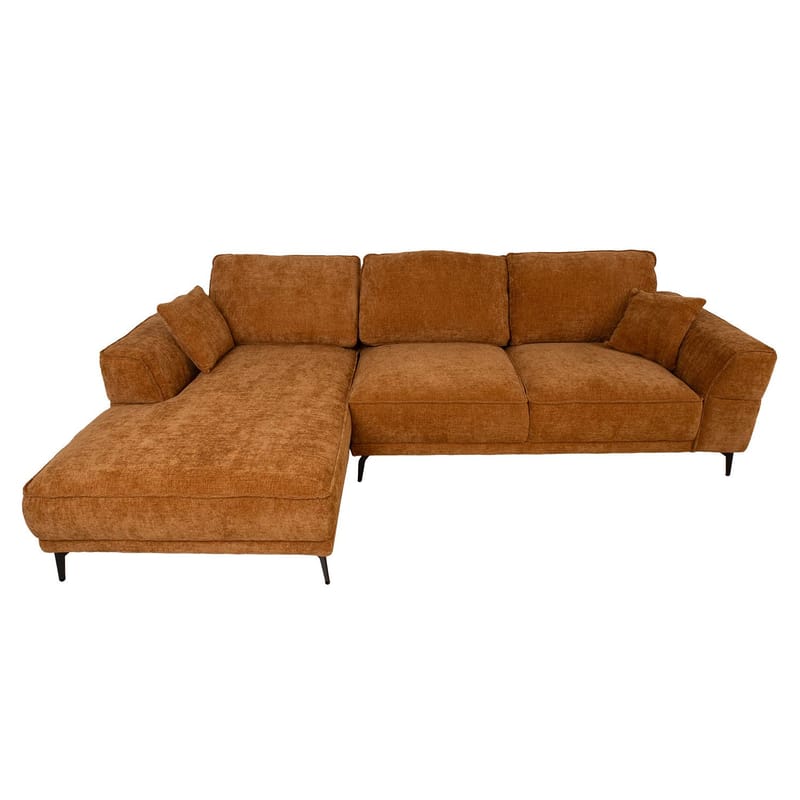 Hörnsoffa Monar Vänster - brun - Möbler - Soffa - Sammetssoffa