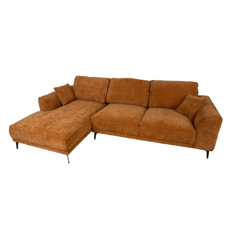 Hörnsoffa Monar Vänster - brun - Möbler - Soffa - Sammetssoffa