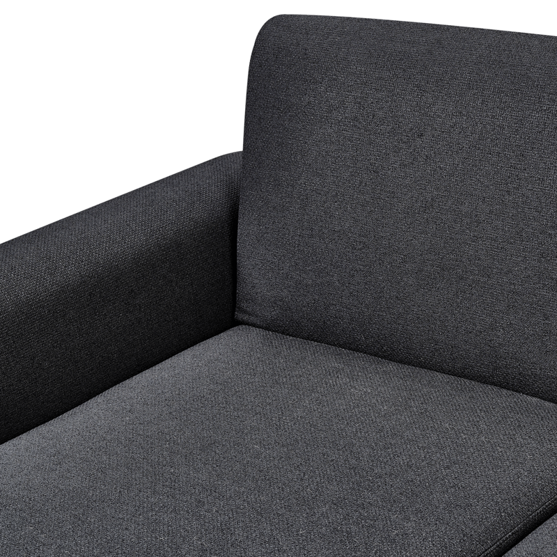 Hörnsoffa Ollsta Högervänd - Svart - Möbler - Soffa - Bäddsoffa - Bäddsoffa längsbäddad