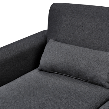 Hörnsoffa Ollsta Högervänd - Svart - Möbler - Soffa - Bäddsoffa - Bäddsoffa längsbäddad
