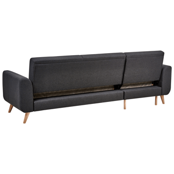 Hörnsoffa Ollsta Högervänd - Svart - Möbler - Soffa - Bäddsoffa - Bäddsoffa längsbäddad
