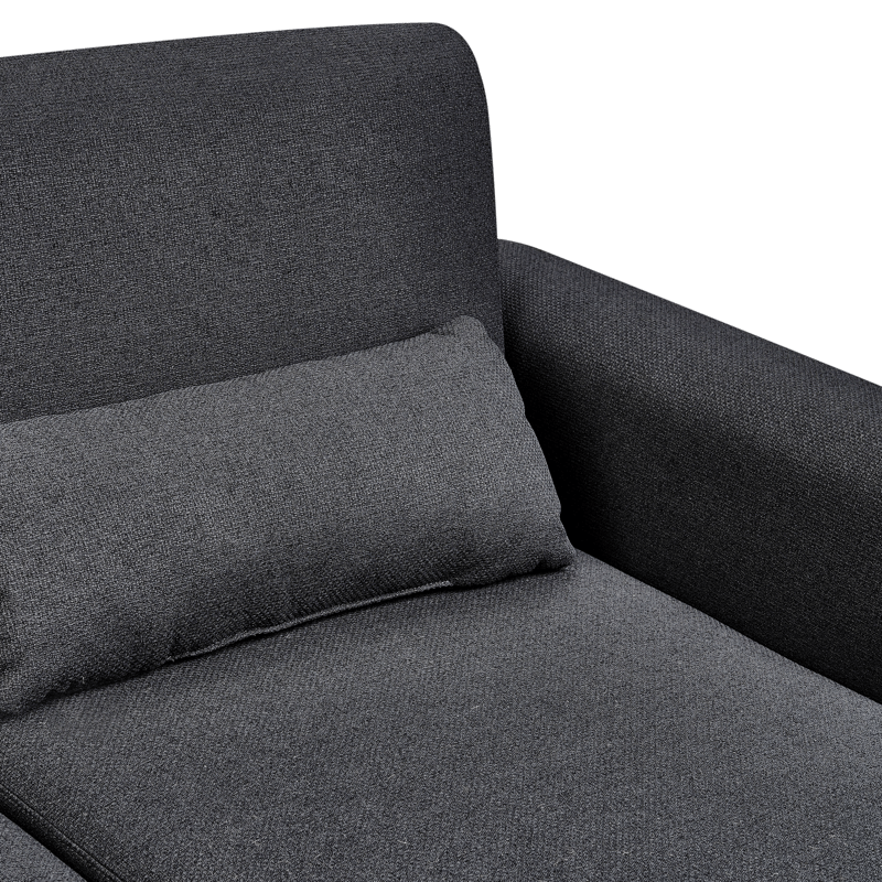 Hörnsoffa Ollsta Vänstervänd - Svart - Möbler - Soffa - Bäddsoffa - Bäddsoffa längsbäddad