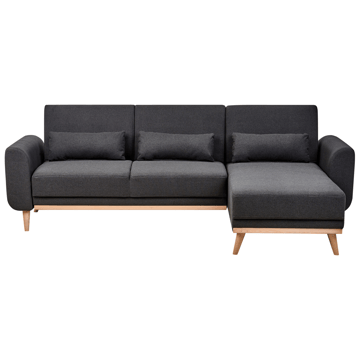 Hörnsoffa Ollsta Vänstervänd - Svart - Möbler - Soffa - Bäddsoffa - Bäddsoffa längsbäddad