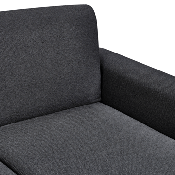 Hörnsoffa Ollsta Vänstervänd - Svart - Möbler - Soffa - Bäddsoffa - Bäddsoffa längsbäddad