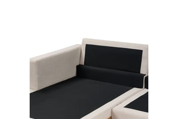 Hörnsoffa Siggard Beige, ljust trä - Beige, ljust trä - Möbler - Soffa - Soffgrupp