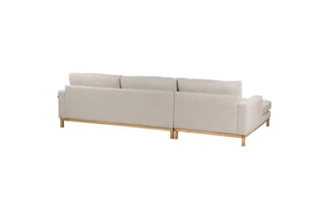 Hörnsoffa Siggard Beige, ljust trä - Beige, ljust trä - Möbler - Soffa - Soffgrupp