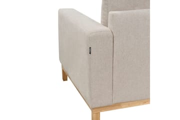 Hörnsoffa Siggard Beige, ljust trä - Beige, ljust trä - Möbler - Soffa - Soffgrupp