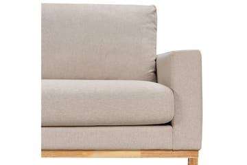 Hörnsoffa Siggard Beige, ljust trä - Beige, ljust trä - Möbler - Soffa - Soffgrupp