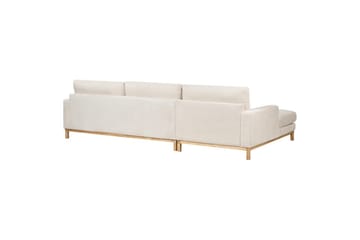 Hörnsoffa Siggard Ljusbeige, ljust trä - Ljusbeige, ljust trä - Möbler - Soffa - Soffgrupp