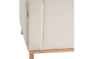 Hörnsoffa Siggard Vit, ljust trä - Vit, ljust trä - Möbler - Soffa - Soffgrupp