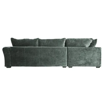 Hörnsoffa/ottoman Denvi - mintgrön - Möbler - Soffa - Sammetssoffa