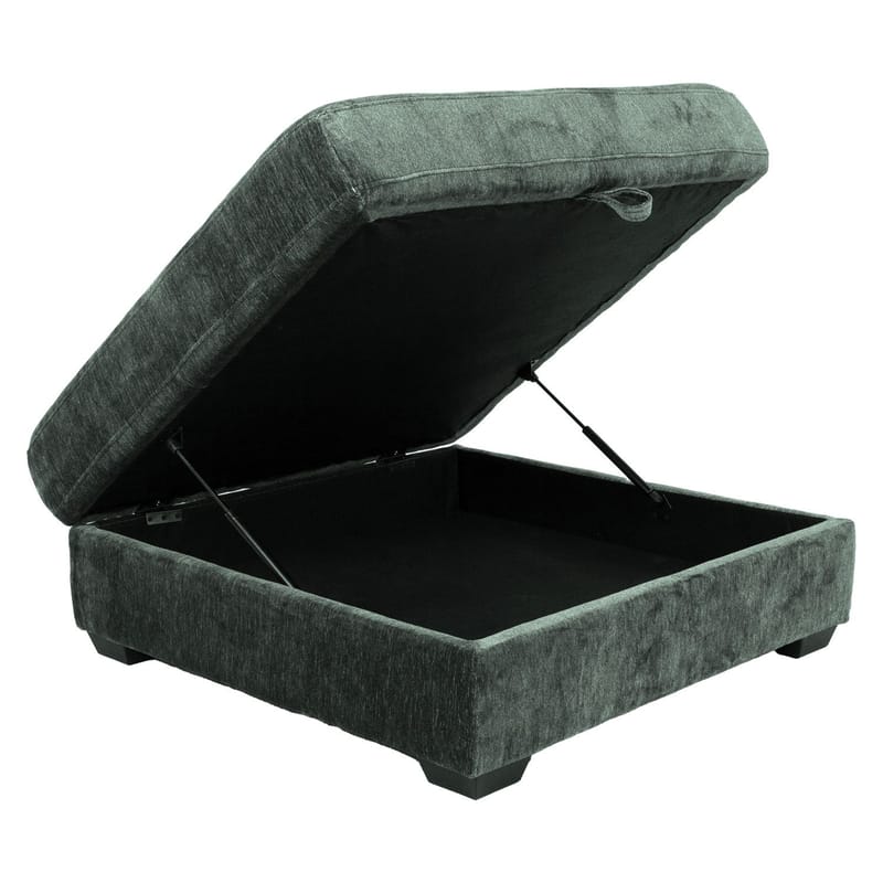 Hörnsoffa/ottoman Denvi - mintgrön - Möbler - Soffa - Sammetssoffa