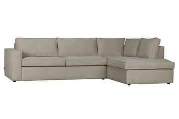 3-Sits Soffa Bordenliss med Schäslong Höger - Beige - Möbler - Soffa - Hörnsoffa