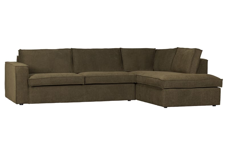 3-Sits Soffa Bordenliss med Schäslong Höger - Varmgrå - Möbler - Soffa - Hörnsoffa