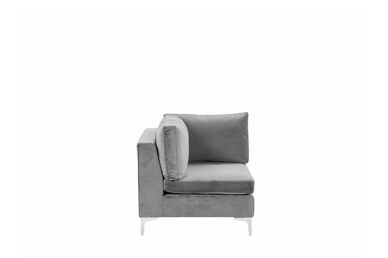 4-sits Hörnsoffa Samkom Vänster - Sammet/Grå - Möbler - Soffa - Hörnsoffa