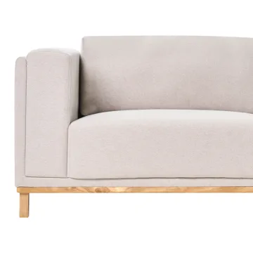 5-sits soffa Veng - Ljusbrun - Möbler - Soffa - Divansoffa & schäslongsoffa - 4 sits soffa med divan
