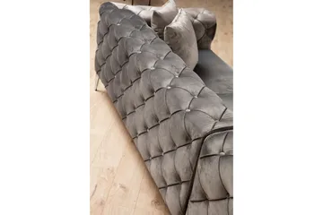 Beachport Stor Hörnsoffa 6-sits L formad Avtagbar klädsel - Antracit / Grå - Möbler - Soffa - Hörnsoffa