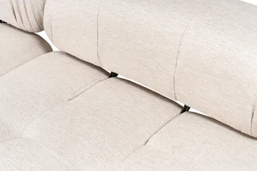 Belgin Bubblig Hörnsoffa 3-sits med utfällbara armstöd och ryggstöd - Ljusbrun - Möbler - Soffa - Modulsoffa - Komplett modulsoffa