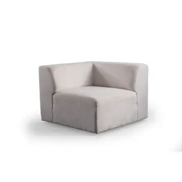 Branorin 5-sits Hörnsoffa med Divan - Brun/Vit - Möbler - Soffa - Modulsoffa - Komplett modulsoffa