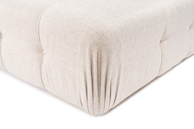 Bubblig Hörnsoffa Belgin 3-sits med utfällbara armstöd och ryggstöd - Ljusbrun - Möbler - Soffa - Divansoffa & schäslongsoffa - 4 sits soffa med divan