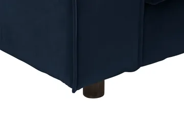 Cloudia Hörnsoffa Large Sammet - Blå - Möbler - Soffa - Hörnsoffa