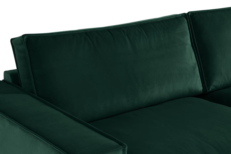 Cloudia Hörnsoffa Large Sammet - Grön - Möbler - Soffa - Hörnsoffa